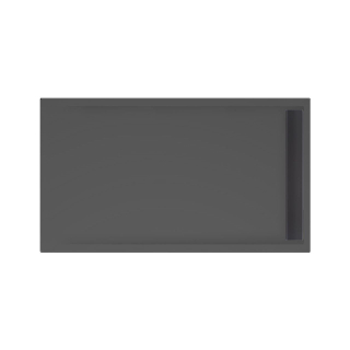Xenz Easy Tray douchevloer - 140x80x5 - Acryl - ebony
