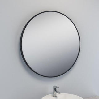 Nemo Spring Circolare Miroir 120x120cm cadre rond Noir