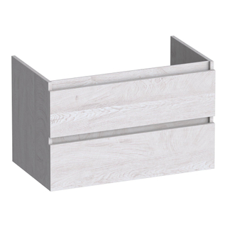 BRAUER Joy wastafelonderkast 80 2 softclose lades - greeploos - 1 sifon uitsparing - Forest Seashell