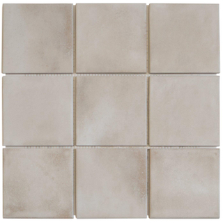 The Mosaic Factory Kasba - Carrelage mosaïque - 30x30cm - carrelage mural - Carré - porcelaine - Sand mat