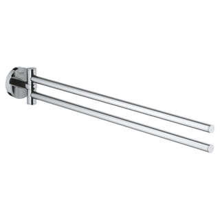 GROHE Essentials Porte-serviettes - 45cm - double - pivotant - chrome