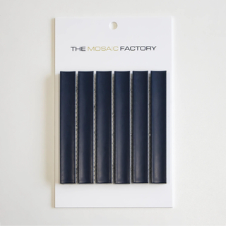 SAMPLE The Mosaic Factory Sevilla carreau mosaïque - 15x25cm - carreau mural - Rectangulaire - Porcelaine Navy Blue Mat
