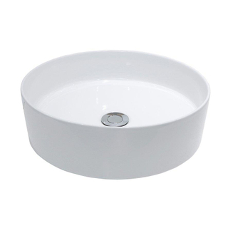 Wiesbaden Link waskom rond 40 x 12 cm keramiek mat wit