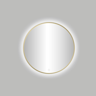 Best Design Nancy Venetië ronde spiegel goud mat incl.led verlichting Ø 60 cm