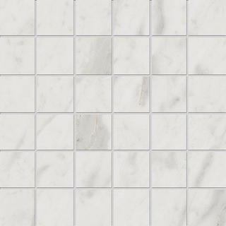SAMPLE Edimax Astor Velvet White Carrelage sol et mural - mosaïque - aspect marbre - Blanc mat