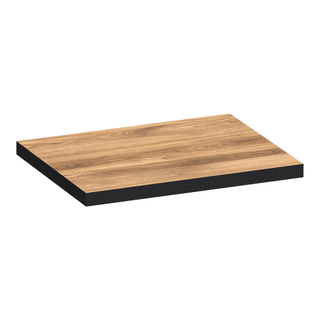 BRAUER Ocean Edge topblad - 60x46x4cm - Honey