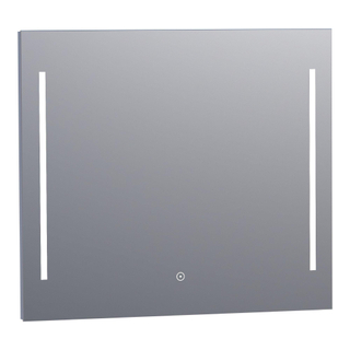 Saniclass spiegel Deline - 80x70cm - verlichting - aluminium