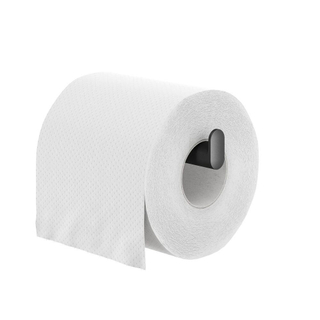 Tiger Carv Porte-rouleau papier toilette sans rabat en forme de L Noir