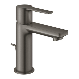 GROHE Lineare waterbesparende wastafelkraan xs-size met waste brushed hard graphite