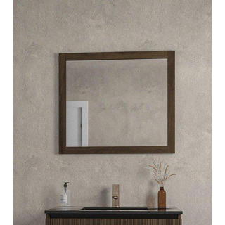 Miroir Adema Holz - 80x70cm - chêne foncé