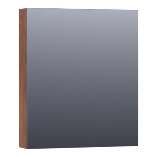 Saniclass Plain Spiegelkast - 60x70x15cm - 1 linksdraaiende spiegeldeur - MFC - viking shield