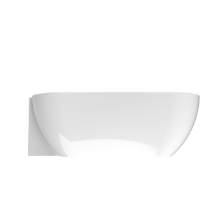 Arcqua Havana Halfvrijstaand Bad - 170x80cm - links - glans wit