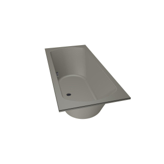 Xenz Lagoon Baignoire Duo - 180x80x53 - évacuation Centrale - acrylique - ciment