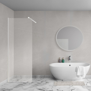 Aqua Vista Triple Penta Douchecabine - 100x100x200 cm - vijfhoek - helder glas - mat zwart