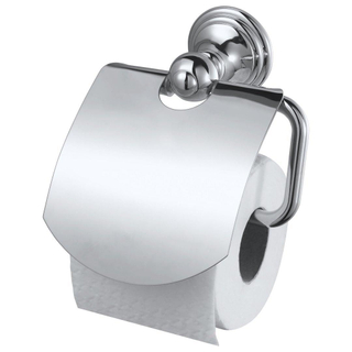Haceka Allure Porte-papier toilette avec couvercle Chrome