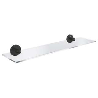 GROHE Start QuickFix Étagère - 53x14.5cm - verre mat - noir mat