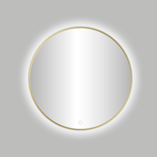 Best Design Nancy Venetië ronde spiegel goud mat incl.led verlichting Ø 100 cm