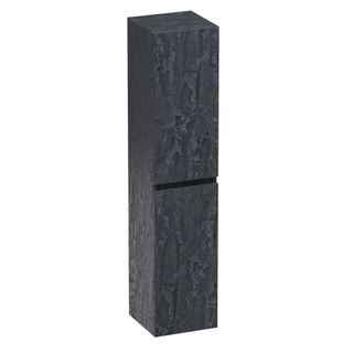 BRAUER Solution Badkamerkast - 160x35x35cm - 2 greeploze links- rechtsdraaiende deur - MFC - Metal