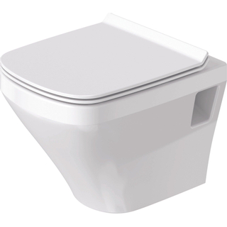 Duravit Durastyle WC suspendu à fond creux Rimless Compact 37x48cm avec Wondergliss blanc