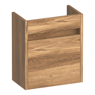 BRAUER Adore fonteinonderkast - 40x45x22cm - met 1 deur greeploos linksdraaiend Honey