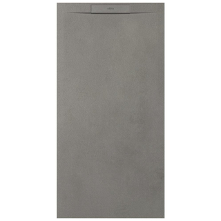 Zenon Essenza West Receveur de Douche 100x70 cm – Antidérapant – Antibactérien – Marbre Minéral – Rectangulaire – Ego Greige (Taupe)