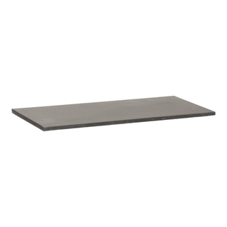 BRAUER Vulcanic topblad - 80x40x2cm - zonder kraangat - natuursteen - basalt antraciet