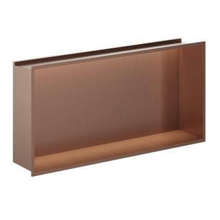 Crosswater Douche Nis - 61x30.5cm - LED-lichtstrip - geborsteld brons