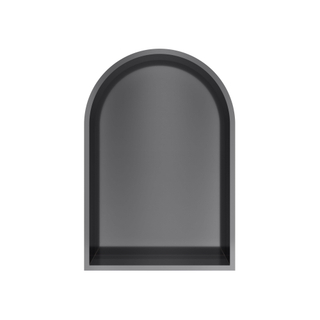 Hotbath &MORE Inbouwbox of inbouwnis Toogmodel - 30x45x10 - Geborsteld zwart PVD