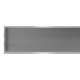 Looox BoX nis - 120x30cm - inbouw - rvs geborsteld