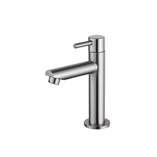 Fortifura Calvi Fonteinkraan - 15.4cm - opbouw - 1gats - PVD - Geborsteld RVS PVD (RVS)