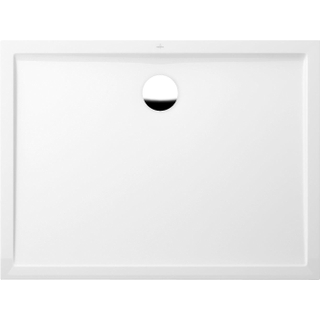 Villeroy & Boch Futurion Flat douchebak quaryl rechthoekig 120x80x2,5cm wit OUTLETSTORE