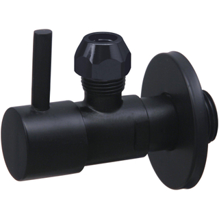 FugaFlow Eccelente Sobrado Robinet d'équerre Noir mat