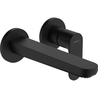 Hansgrohe Rebris S élément de finition pour robinet de lavabo encastré. saillie 19.5 cm noir mat