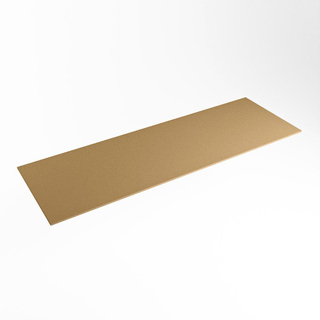 Mondiaz TOP 46 Plan sous vasque - 140x46x0.9cm - compatible comme plan de meuble - solid surface - Oro