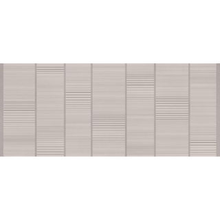 Atlas Concorde Boost Color Decor-strip - 50x120cm - 8.5mm - gerectificeerd - Witte scherf - Dove (Taupe)