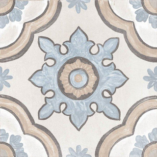 ÉCHANTILLON Cifre Cerámica Carrelage de sol et mural Adobe Décor Basma Ivory Vintage Mat Multi