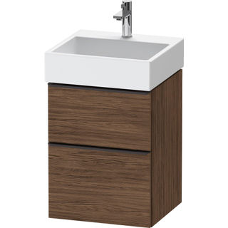 Duravit D-neo Meuble sous vasque 48.4x44.2x62.5cm 2 tiroirs Noyer (foncé) mat