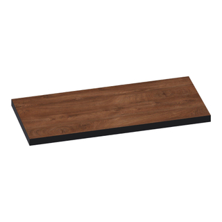 BRAUER Ocean Edge Plan vasque 119.6x46x3.6cm MFC Forest Cacao et noir mat