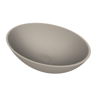 Arcqua Prince Vasque à poser - ovale - 49x34cm - argile mate