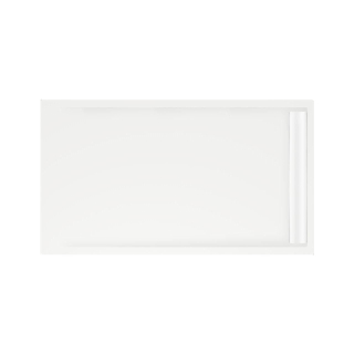 Xenz Easy Tray douchevloer - 140x80x5cm - acryl - zonder gootcover - wit