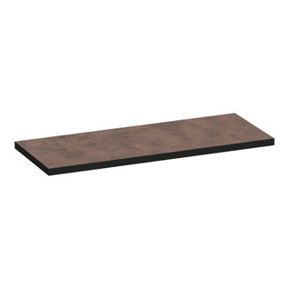 BRAUER MFCPlus Plan sous vasque MFC 119.6x46x3.6cm MFC Rusty/Noir