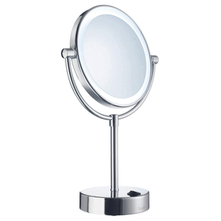 Smedbo Outline miroir grossissant avec éclairage à led, double lumière chrome