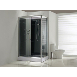 Sunshine complete douchecabine links 120x90x218cm alu 5mm glas
