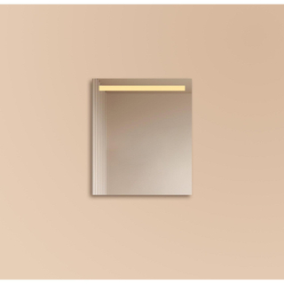 FugaFlow Eccelente Arredo 2.0 Miroir salle de bains 60x70cm avec éclairage LED supérieur avec interrupteur capteur
