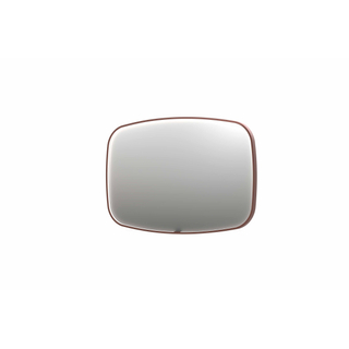 INK SP31 miroir - 120x4x80cm contour en cadre acier incl dir LED - chauffage - changement de couleur - dimmable et interrupteur - cuivre brossé