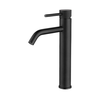 Wiesbaden Ribbd xl high basin mixer mat black