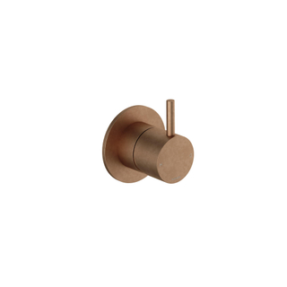 Hotbath Cobber Partie de finition - pour mélangeur de douche - Living colours - Laiton vieilli
