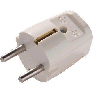 Martin Kaiser 614 Prise avec terre IP20 droite RAL1013 blanche
