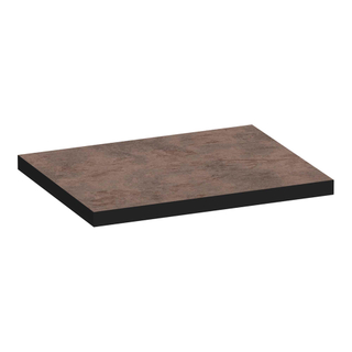 BRAUER MFCPlus Plan sous vasque MFC 59.6x46x3.6cm MFC Rusty/Noir