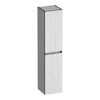 BRAUER Joy Edge armoire de salle de bain - 160x35x35cm - avec 2 portes sans poignée ouvrant à gauche ou à droite Forest Seashell